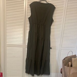 SHEIN Olive Maxi Dress